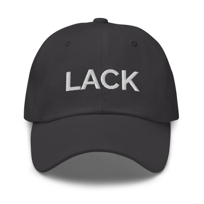 Lack Hat - Dark Grey