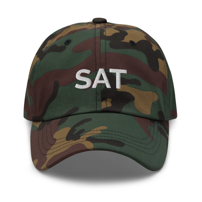 Sat Hat - Green Camo