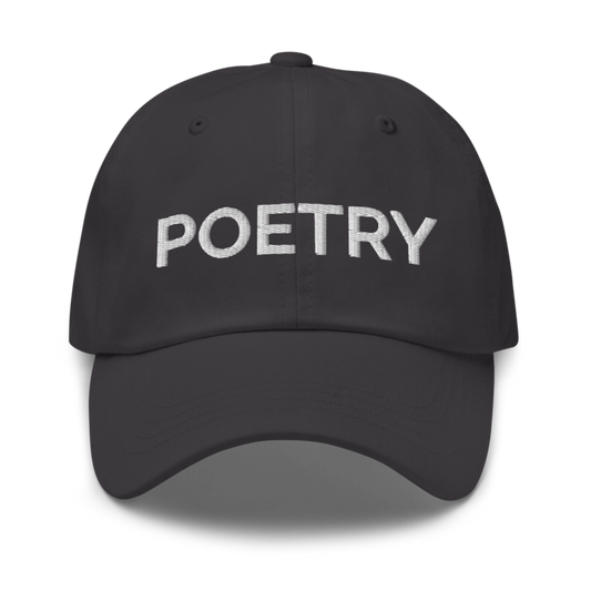 Poetry Hat - Dark Grey