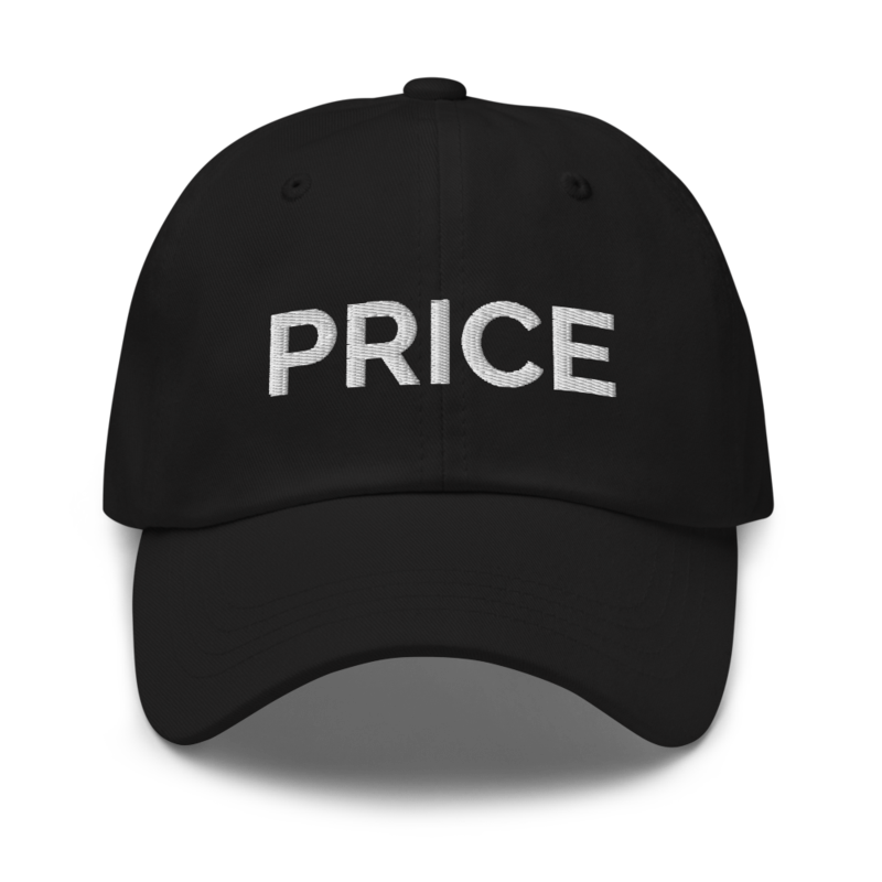 Price Hat - Black