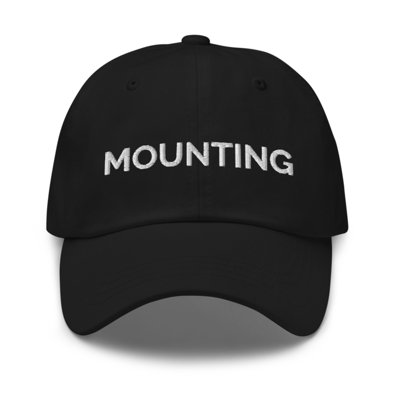 Mounting Hat - Black