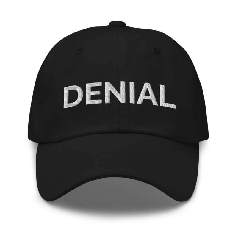 Denial Hat - Black