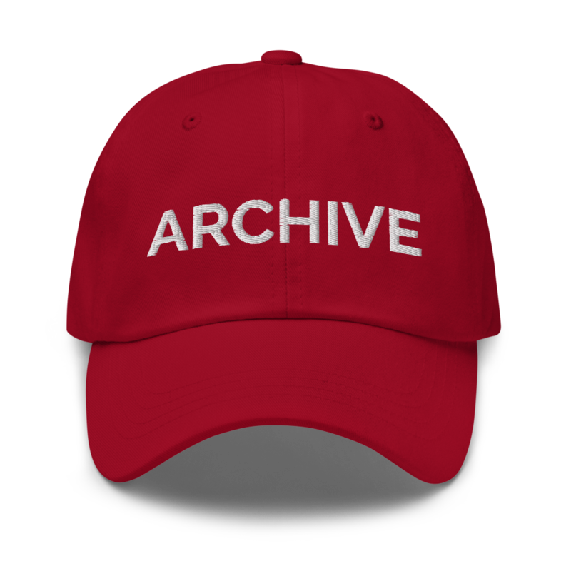 Archive Hat - Cranberry