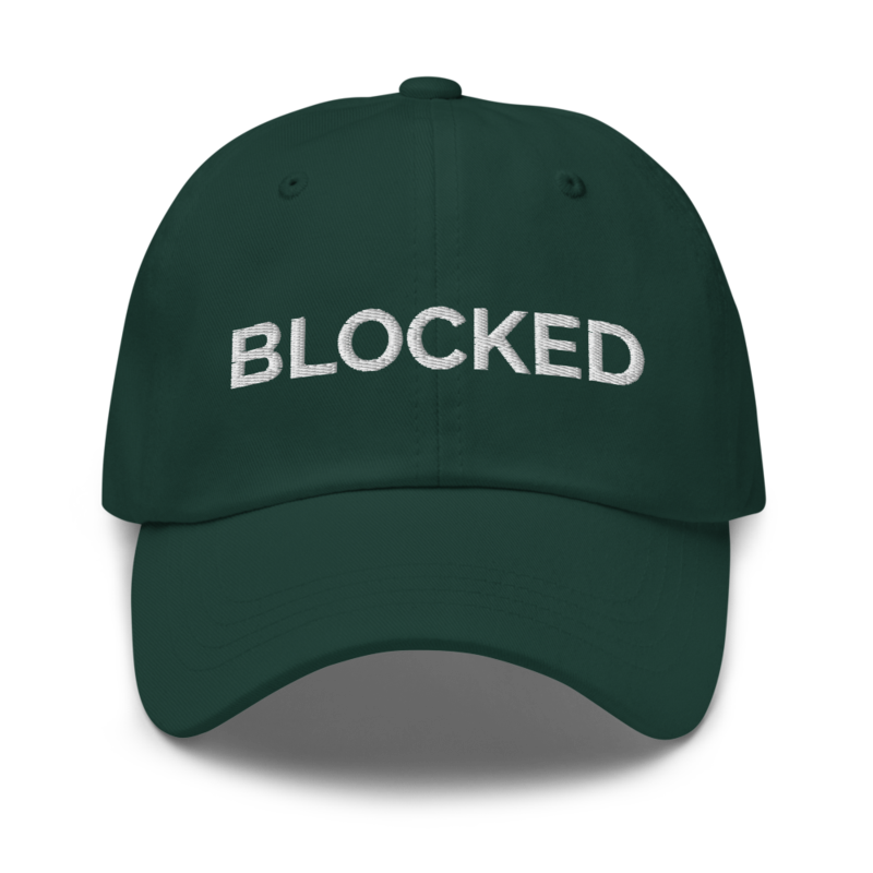 Blocked Hat - Spruce