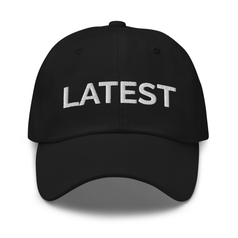 Latest Hat - Black