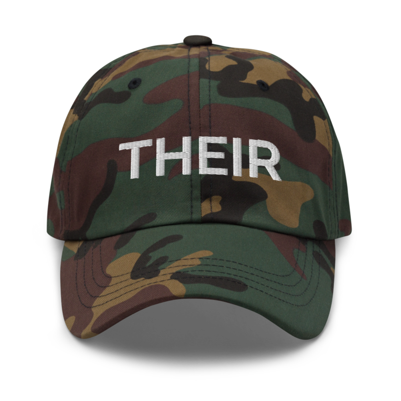 Their Hat - Green Camo