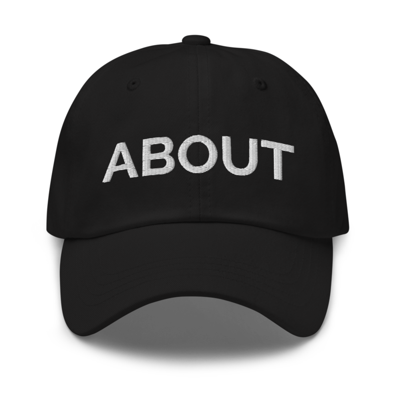 About Hat - Black