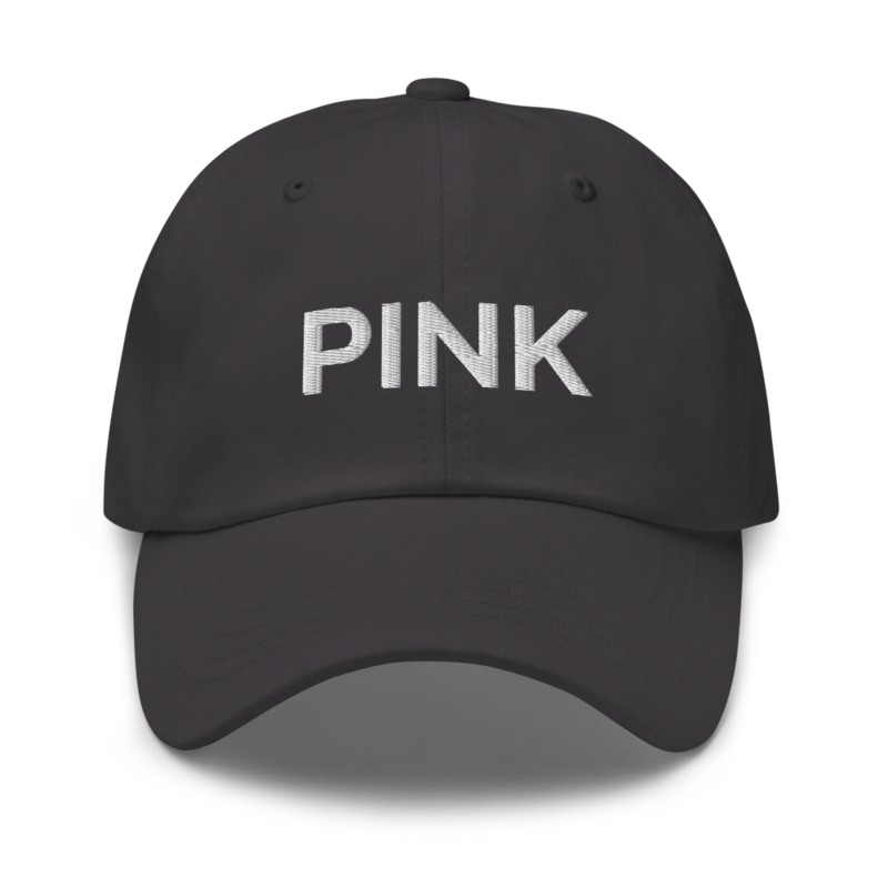 Pink Hat - Dark Grey