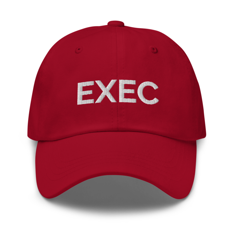 Exec Hat - Cranberry