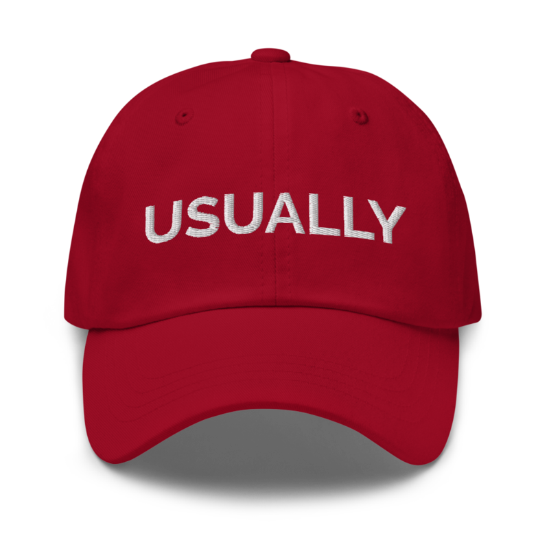 Usually Hat - Cranberry