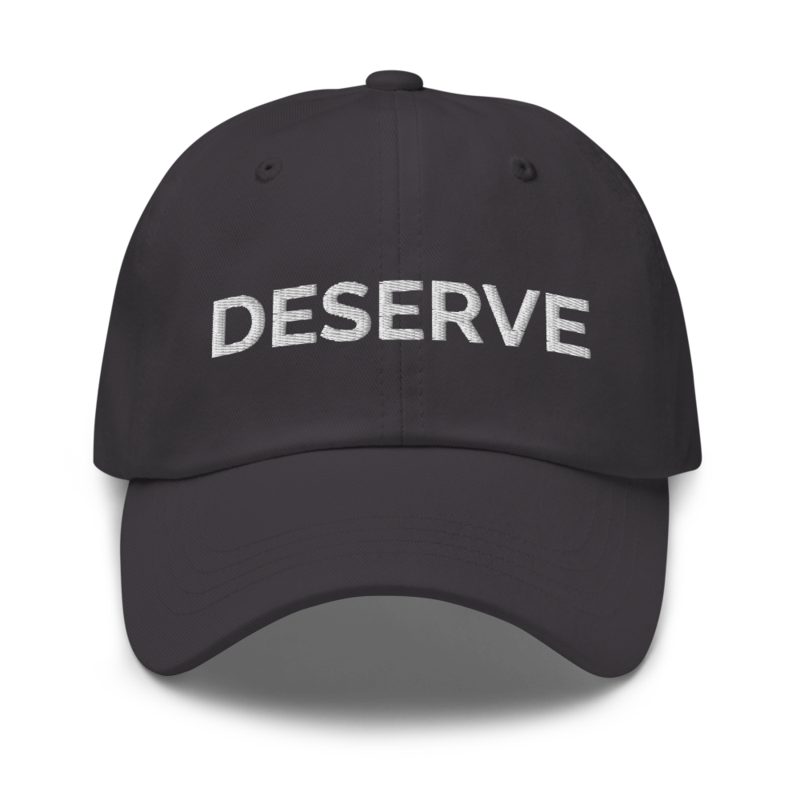 Deserve Hat - Dark Grey