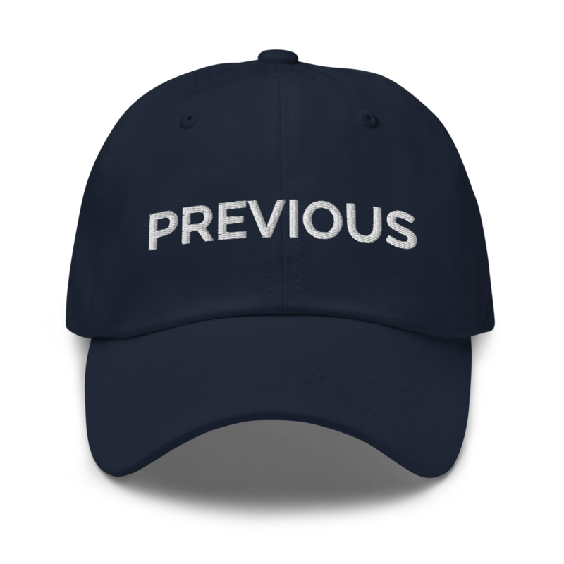 Previous Hat - Navy