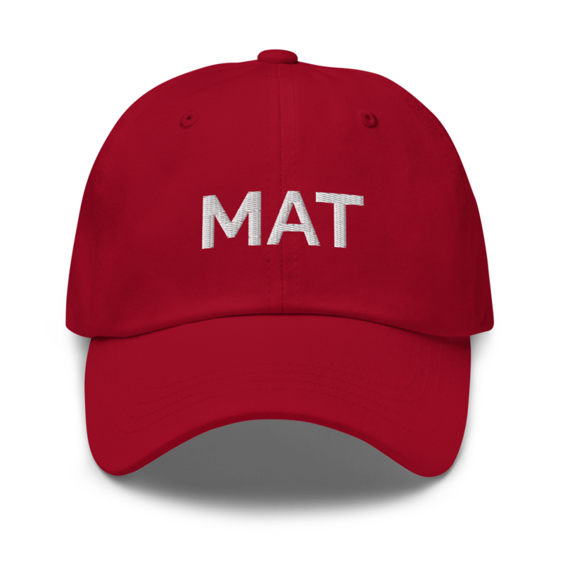 Mat Hat - Cranberry