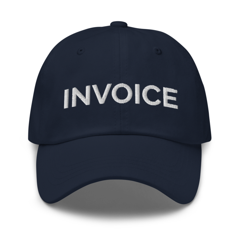 Invoice Hat - Navy