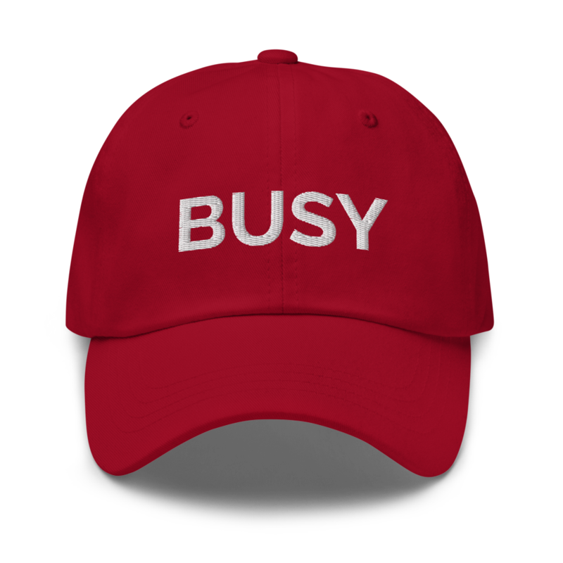 Busy Hat - Cranberry