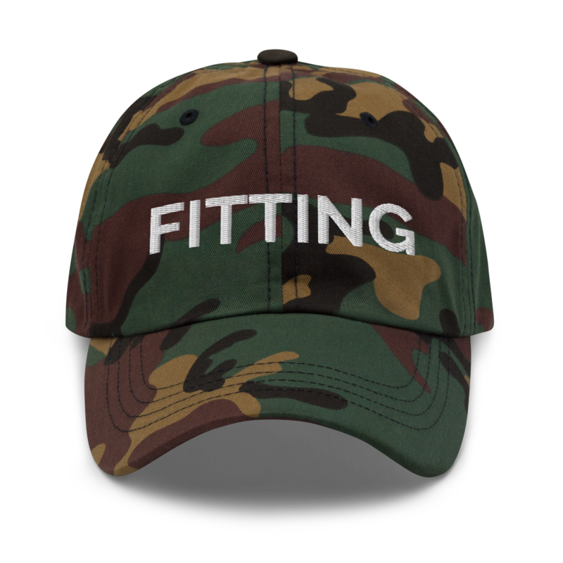 Fitting Hat - Green Camo