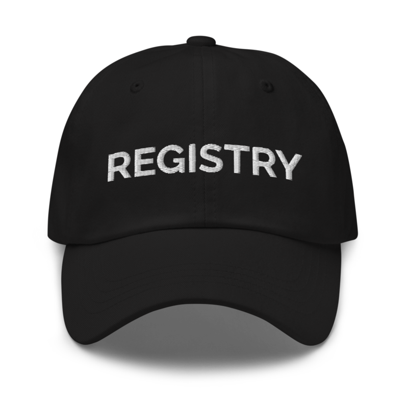 Registry Hat - Black