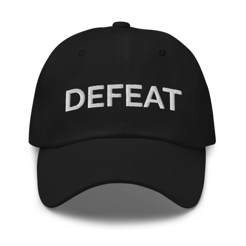 Defeat Hat - Black