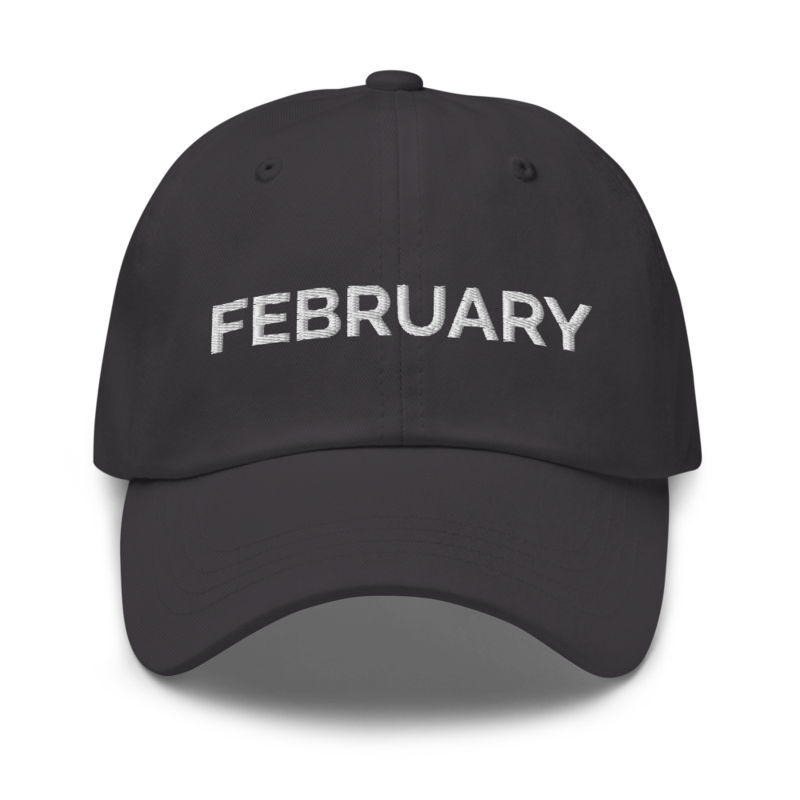 February Hat - Dark Grey