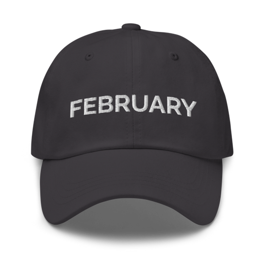 February Hat - Dark Grey