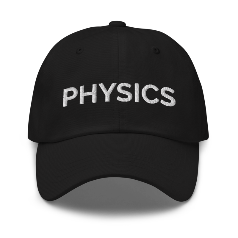 Physics Hat - Black