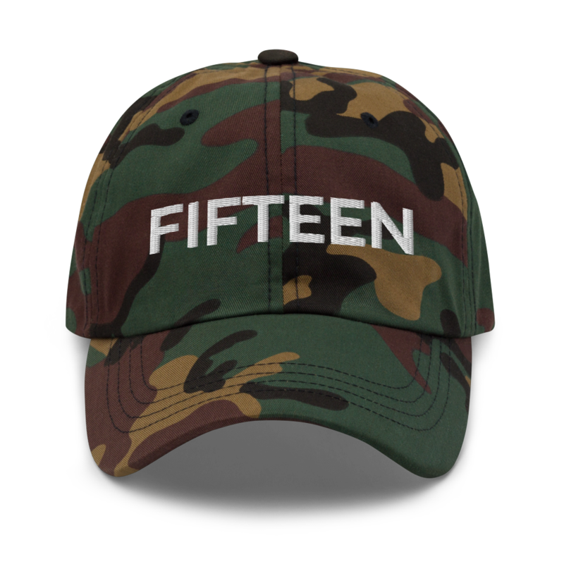Fifteen Hat - Green Camo