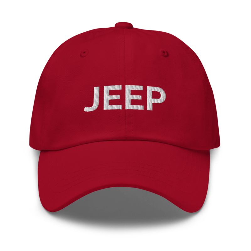 Jeep Hat - Cranberry