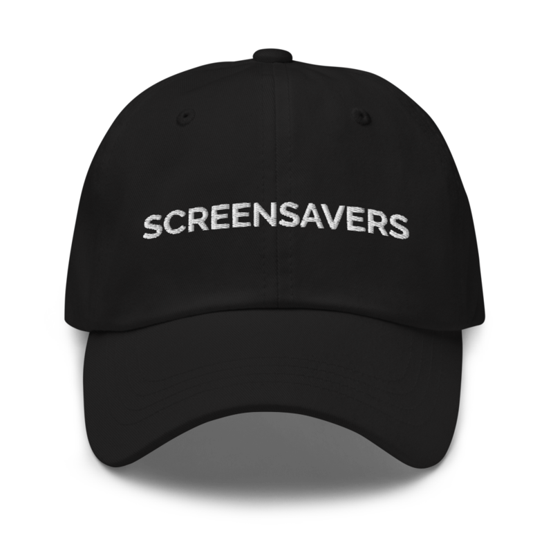 Screensavers Hat - Black