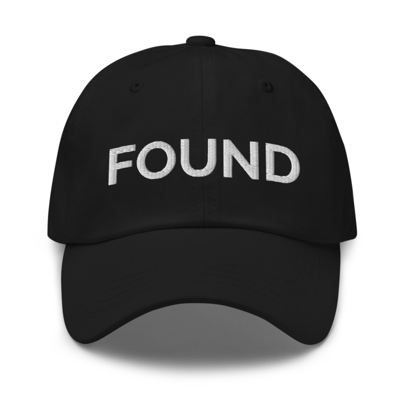 Found Hat - Black