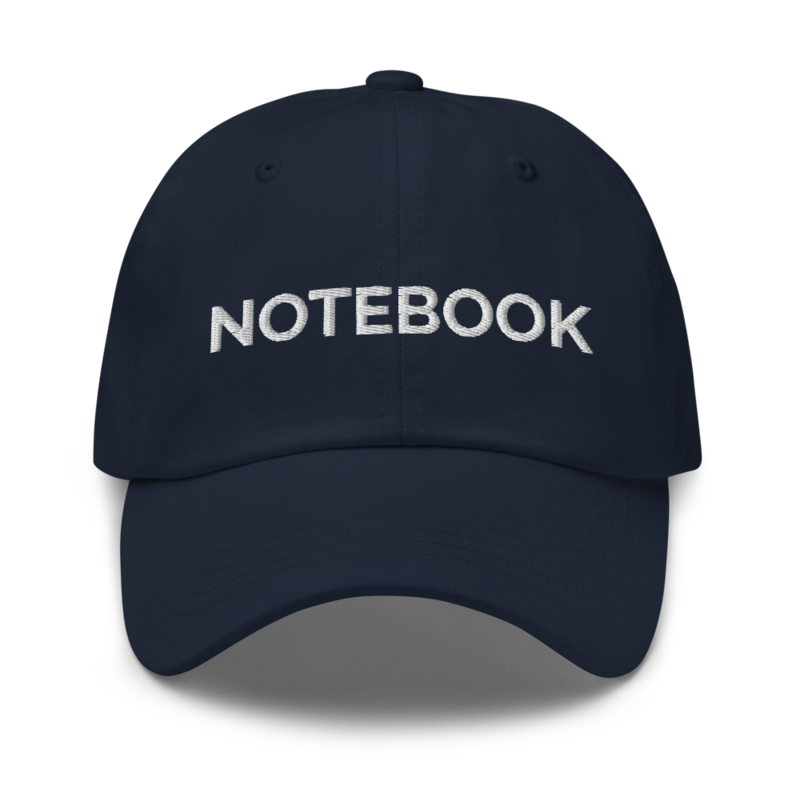 Notebook Hat - Navy