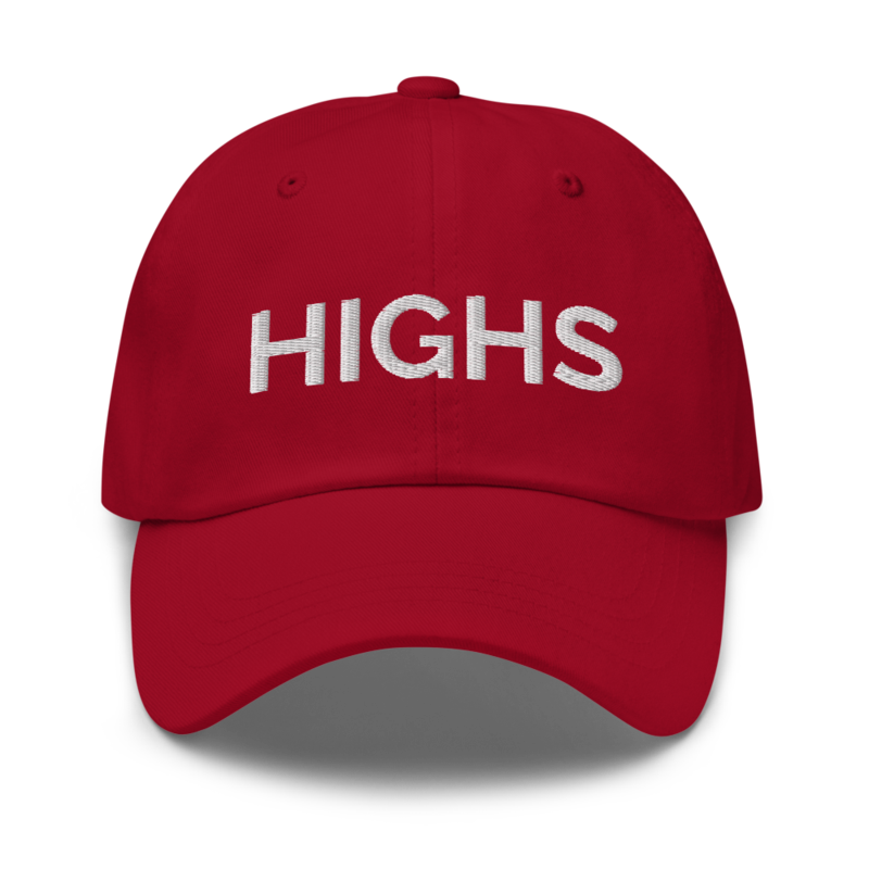 Highs Hat - Cranberry