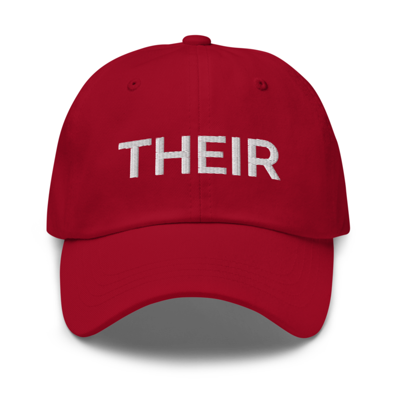 Their Hat - Cranberry