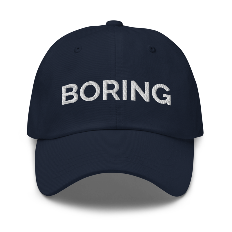 Boring Hat - Navy