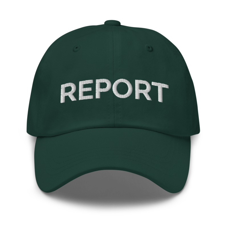 Report Hat - Spruce