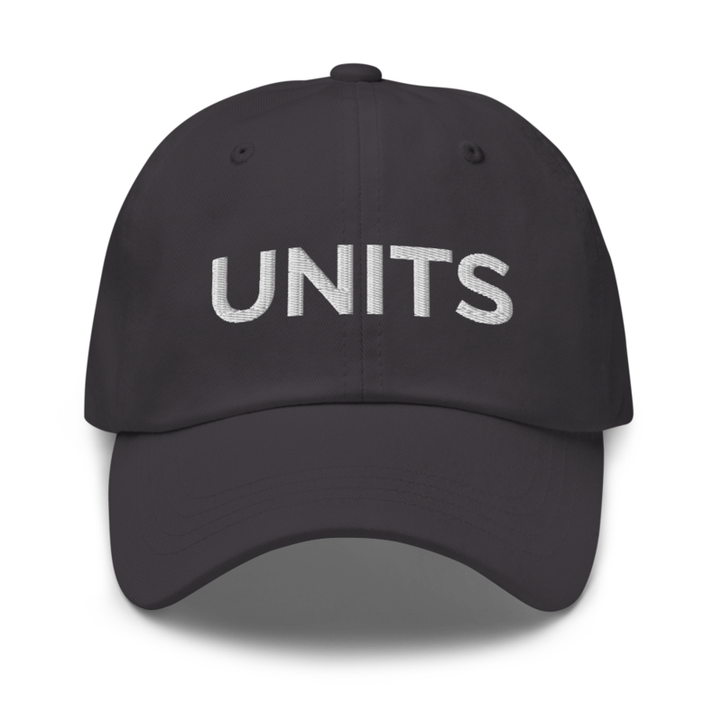 Units Hat - Dark Grey