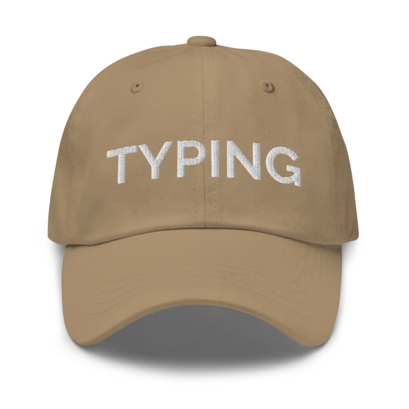 Typing Hat - Khaki
