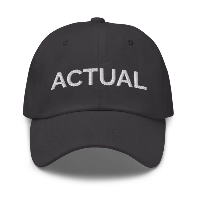 Actual Hat - Dark Grey