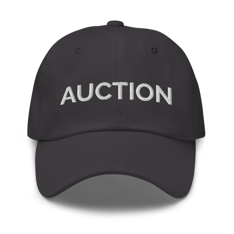 Auction Hat - Dark Grey