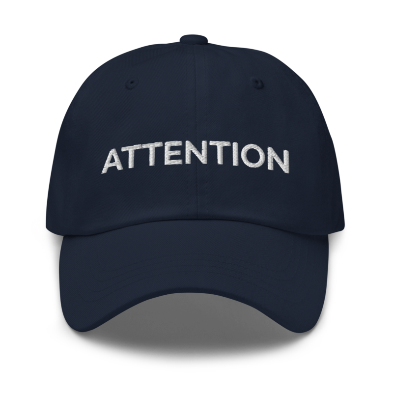 Attention Hat - Navy