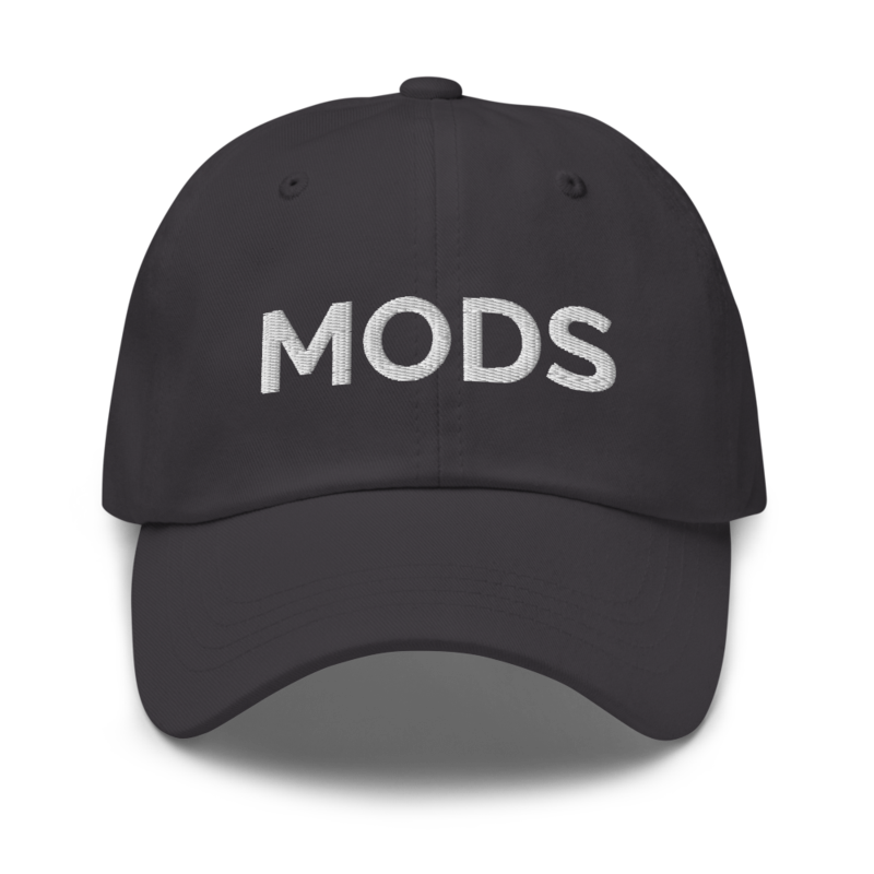 Mods Hat - Dark Grey