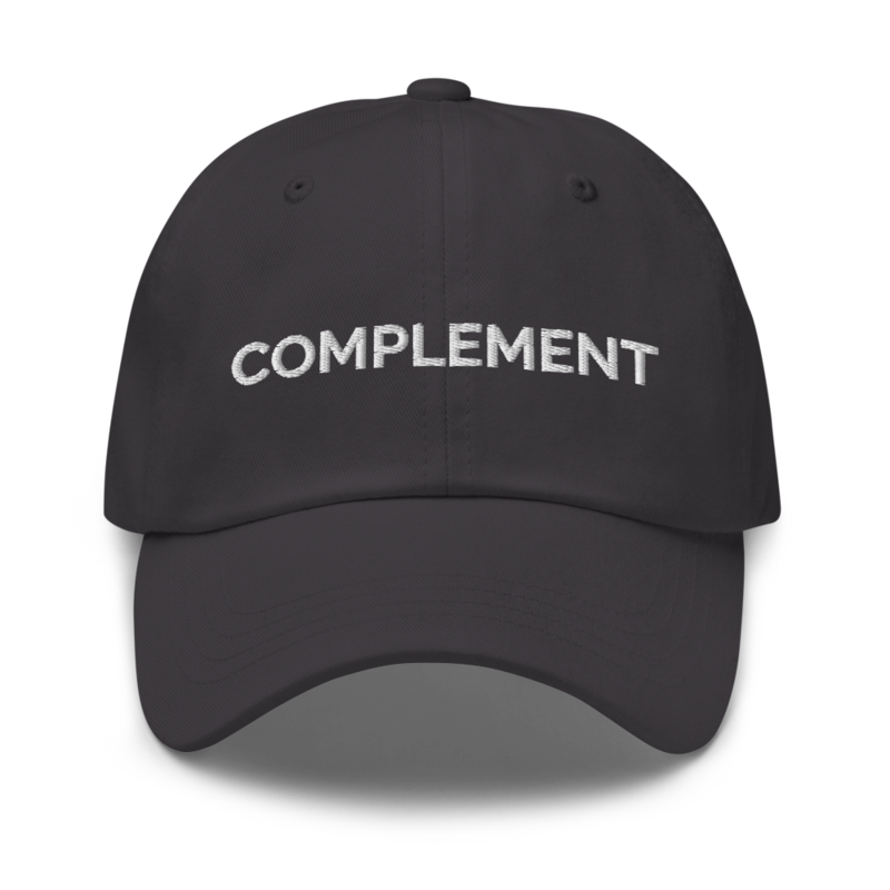 Complement Hat - Dark Grey