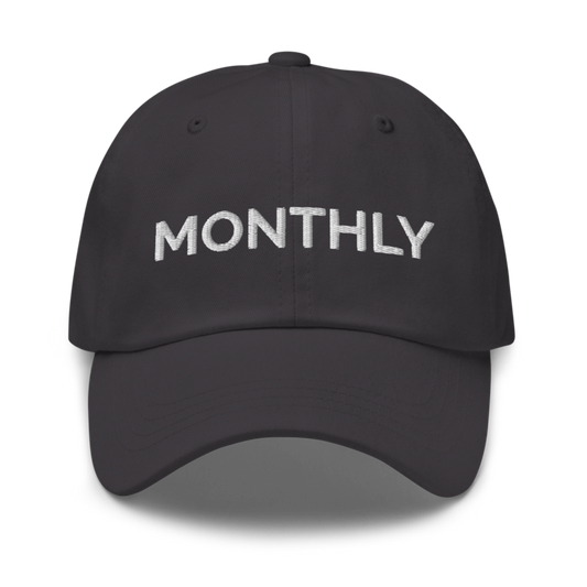 Monthly Hat - Dark Grey