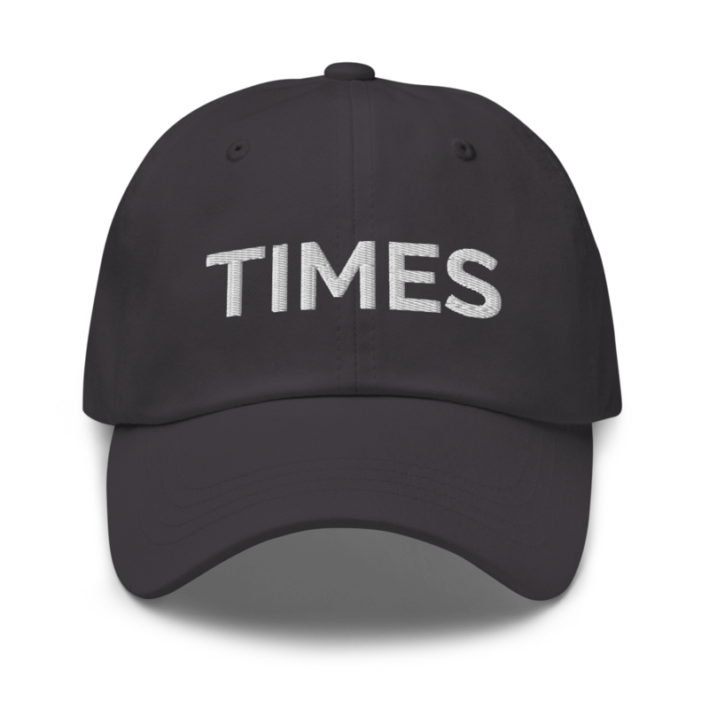 Times Hat - Dark Grey