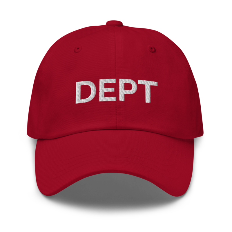 Dept Hat - Cranberry