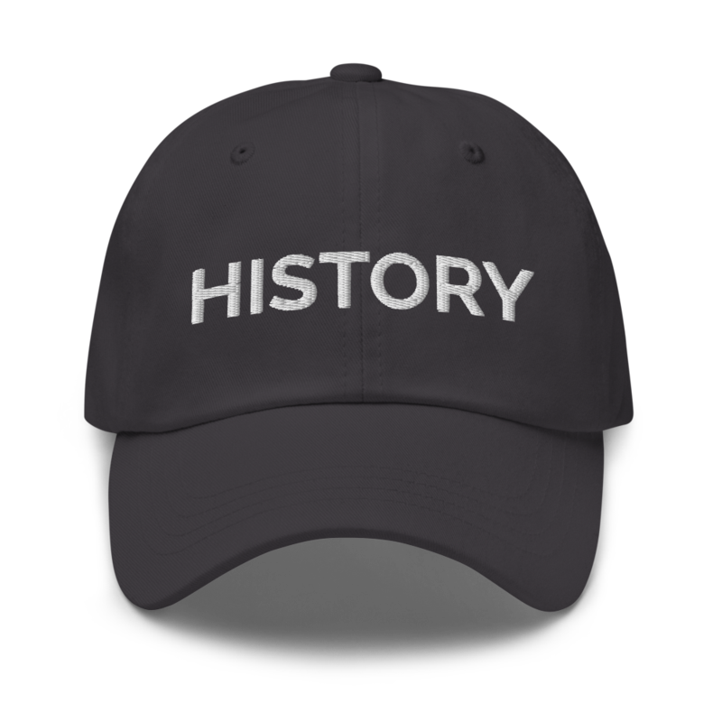 History Hat - Dark Grey