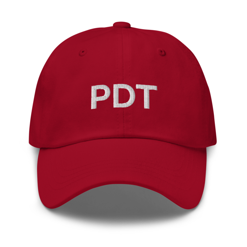 Pdt Hat - Cranberry