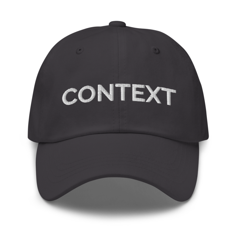 Context Hat - Dark Grey