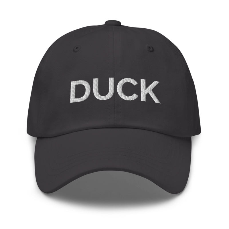 Duck Hat - Dark Grey
