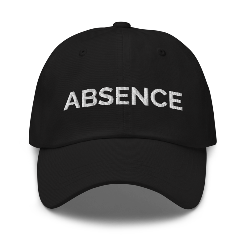 Absence Hat - Black