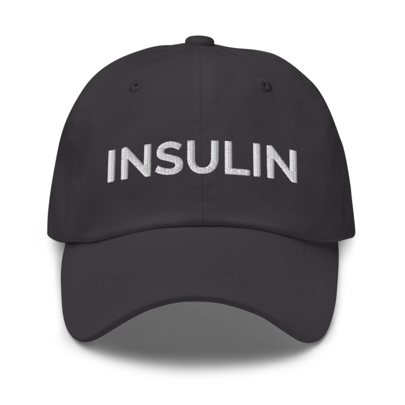 Insulin Hat - Dark Grey